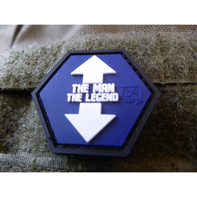 Patch cauciuc - the man the legend - color